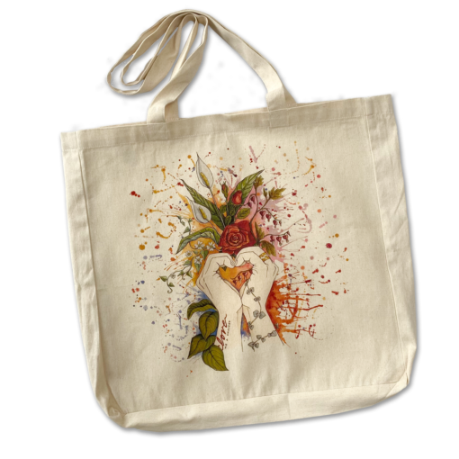 Tote bag Love is a choice by Frickum